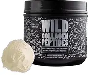 Wild Collagen Peptides Powder - Pasture Raised, Type 1 and 3, Grass Fed, Gluten Free, Single Ingredient, Unflavored, Non-GMO, Keto & Paleo Friendly (16 oz)