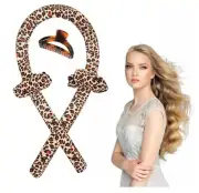 Reusable Heatless Curling Rod Headband (Leopard Print) Brand New in Packaging!!