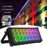 120W 24LED Moving Head Wash Light DMX Strobe DJ Disco Party Show Stage Lighting