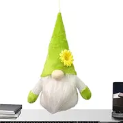Autumn Gnomes Plush | Handmade Cute Swedish Tomte Farmhouse Sunflower Gnome Doll | Sunflower Kitchen Decor, Spring Summer Sunflower Decor for Tiered Tray