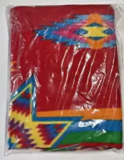St. Labre Indian School Aztec Tribal American Throw Bedding Blanket 38.5X56" NIP