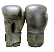 Boxing Gloves Made of Real Leather green Custom Logo Adult Gift For Him.