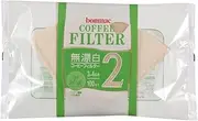 [2-4] bonmac cups unbleached bamboo blended filter CF-200BAM 100 sheets x 10 pack # 858512 (japan import)