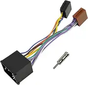 Jayubien Radio Harness for BMW Stereo Wiring Harness Compatible with BMW 3 5 7 E30 E36 E46 E34 E39 Z3 Z8 Car Antenna Wire Adapter