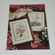 StitchWorld Lilies and Cyclamen Cross Stitch Pattern Leaflet Flowers #03-204