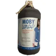 NEW Unopened Moby Wrap Baby Carrier in Dark Gray / Slate
