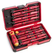 Felo 14pc E-Smart Bit Holder Screwdriver Set 1000V VDE Insulated 06391306