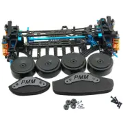 D4 RWD drift racing car frame body kit plastic & carbon for 1/10 Sakura d4 TT01