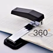 360° Rotatable Heavy Duty Stapler Effortless Long Stapler Bookbinding Supplies