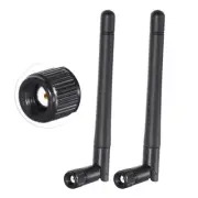 2-Pack 2.4GHz 5GHz 2dBi WiFi RP-SMA Antenna for WiFi Router Extender Booster