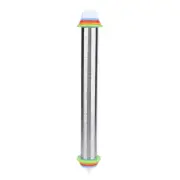 Stainless Steel Adjustable Thickness Rolling Pin Flour Stick With Scale