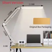 LED Desk Lamp with Clamp 10W Swing Arm Desk Lamp Eye-Caring Dimmable Desk Light