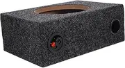 Beatifufu Single Cab Sub Box 8 Inch Car Subwoofer Enclosure Sealed Carpeted for Powerful Bass