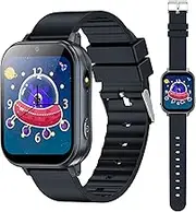 PTHTECHUS® Smart Watch for Kids Toys, 4-14 Ys Boys and Girls with 22 Games Camera Video Music Player Pedometer Alarm Clock Torch Calendar Calculator Learn card Audiostory Habit tracking HD Watch Gifts