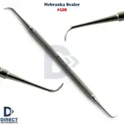 Dental Nebraska #128 Anterior Sickle Scaler Double Ended Calculus Remover Tools