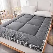 Roll-up Futon Mattress 3" Extra Thick Japanese Foldable Futon Mattress for Adults Thicken Floor Mattress Foldable Roll Up Mattress for Home Dormitory(G,1.8mx2m)