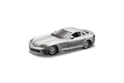 Bburago Licensed 1:64 Scale Mercedes SLR Mclaren Diecast Model Car Silver