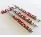 CARVING KNIVES TOOLS THAI STYLE FRUIT & SOAP RED COLOUR STAINTLESS HANDMADE