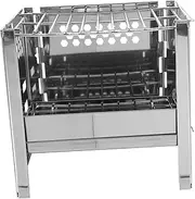 GAROZATION Stainless Steel Grill for Camping Hibachi Charcoal Bbq Portable Bbq Grill Set