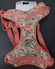 Boots & Barkley Peach Floral Extra-Large Dog Harness for Dogs Over 90 lbs NWT E4