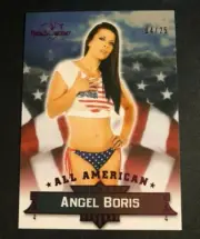 2015 Benchwarmer ANGEL BORIS Signature #20 ALL AMERICAN Pink Variant/25 PLAYBOY