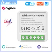 WiFi Zigbee Mini Breaker DIY Smart Home 2/3/4 Gang Switch 2 Way Control Smart Sw