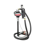 Alemlube 12V Diesel Drum Pump, Auto Nozzle, 75LPM, 52004A