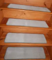 15 STEP 9" x 30" Stair Treads Staircase Step WOVEN TUFTED CARPET.