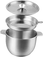 Capacity Stainless Steel Oil Strainer Basin Kitchen Oil Container for Cooking Frying Multi Functional Restaurant Mixing Basin for Lard Oil