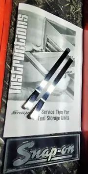 Snap On Tool Box Drawer Remover Tools with Instructions (sold in pairs)