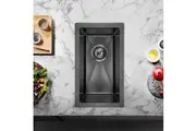 ACA Stainless Steel Sink 250x450mm Handmade Kitchen Sinks Single Bowl Top/Under mount Grey Black