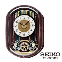 在飛比找momo購物網優惠-【SEIKO 精工】芭蕾舞伶Hi-Fi音樂掛鐘QXM297B