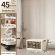 Large Capacity Multifunction Folding Storage Cabinet Dustproof Wardrobe Closet O