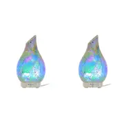 2x Gibson Gifts Aroma Humidifier Aromatherapy Mist Diffuser 24cm Mosaic Ocean