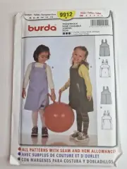 Burda Sewing Pattern # 9912 Girls 18m - 6 Years