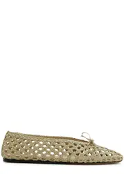LE Monde Beryl Regency Leather Ballet Flats - Ecru - 38 (IT38 / UK5) 38 (IT38 / UK5)