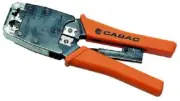 Cabac RATCHET CRIMP TOOL CABRJ1245 Suitable For RJ12/RJ45 Square Compression