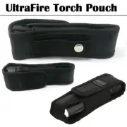 FOR UltraFire Outdoor Nylon Flashlight Torch Holder Case Pouch LED Torch Cover