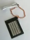 SALE! Mimco black rose gold CLASSICO LANYARD card wallet holder (RRP: 89.95 Aud)