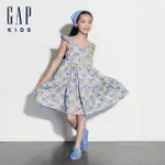 【GAP】女童裝 方領無袖洋裝-多彩印花(466671)