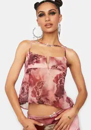 [Jaded London] Vintage Rose Cami Top