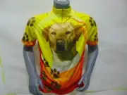 LABRADOR DOG BIKE JERSEY PUPPY BIKES CYCLING SHIRT SIZE L COOL JERSEY DOG PETS