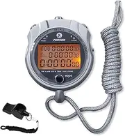 Stopwatch with Backlight, Metal Stop Watch 400 Lap Memory Stopwatch Timer, Countdown Timer Stopwatch for Sports, Competitions, Games