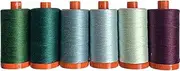 [Aurifil] Thread Collection - 50 wt. - Bellingham Bay 6 pc.