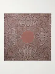 [SAINT LAURENT] SAINT LAURENT - Paisley-print Silk Scarf - Light brown - One size One size Brown