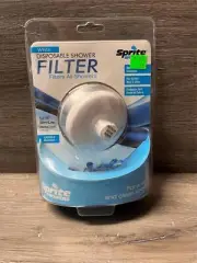 NEW Sprite Showers Disposable Shower Filter -White