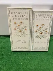 Crabtree & Evelyn Swiss Bath Gel And Lotion With A Crabtree Shopping Bag