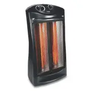 Optimus Fan Forced Tower Quartz Heater w Thermostat