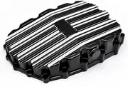 Gearbox Base Engine Oil Pan for Fit GK5 for CRIDER for GIENIA for GREIZ for Life for VEZEL for XR-V 211515T0000 Aluminum Alloy Improved Oil Tray CVT Gearbox Oil Pan(Black)