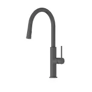 Greens Maci Pull Down Sink Mixer-Gunmetal-212025429